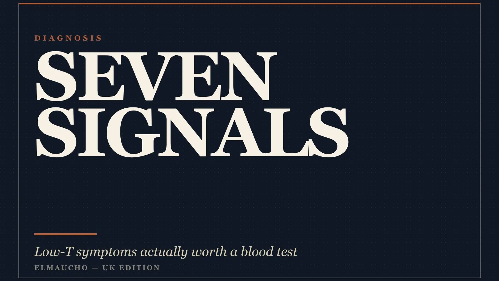 Seven symptoms clinicians actually treat as red flags